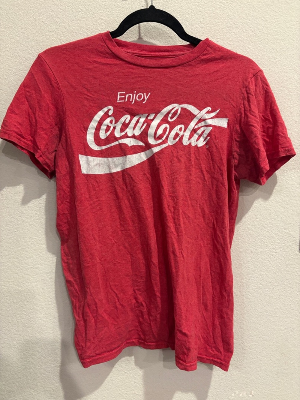 Coca-Cola Red Tee with White Script Logo